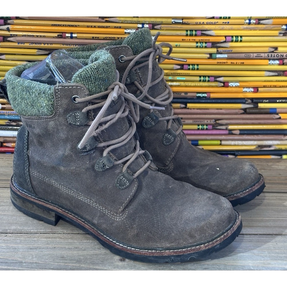 LL Bean East Point Boots Ankle Leather Hiking Grunge Women's Size 8 Medium